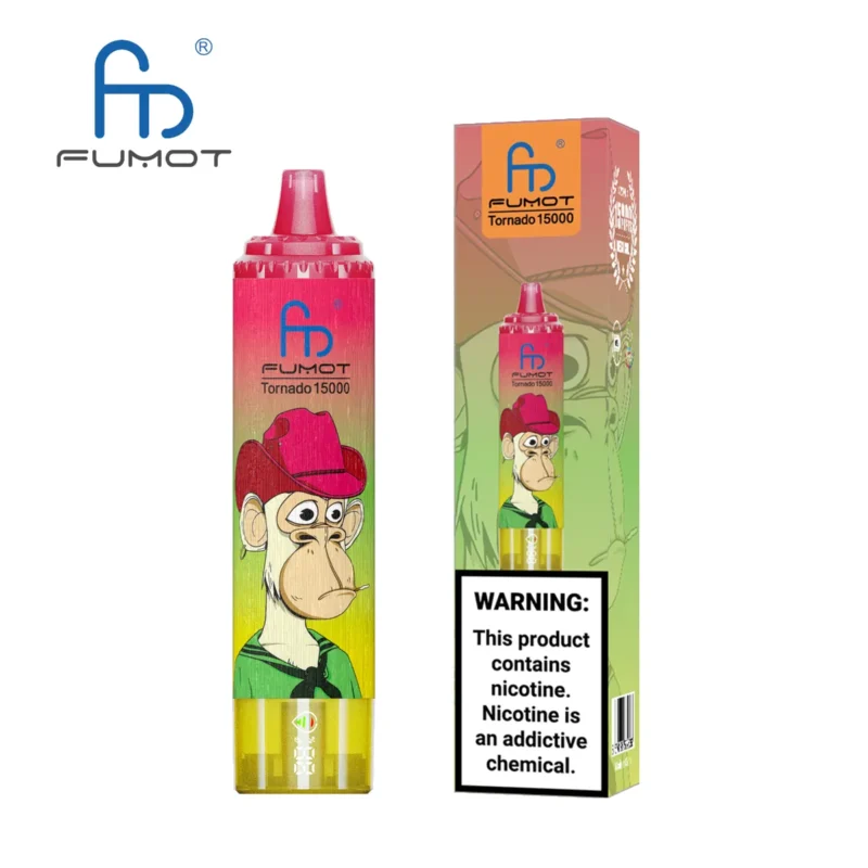 Suvaper Fumot Tornado 15k Vape Puffs 15000 Apple Peach Pear Disposable Device