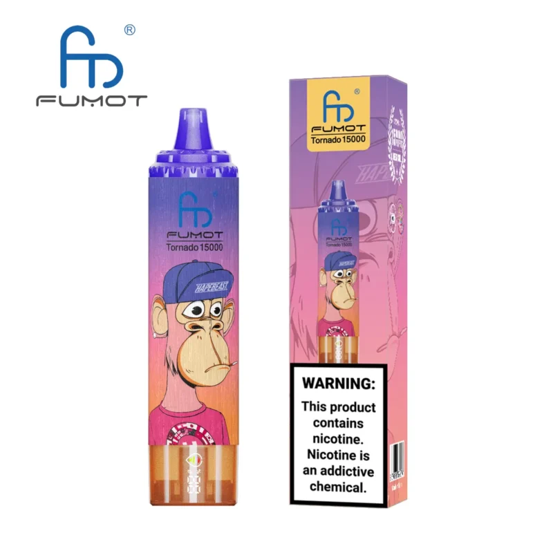 Suvaper Fumot Tornado 15k Vape Puffs 15000 Blueberry Cherry Cranberry Disposable Device