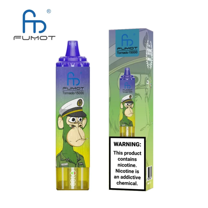 Suvaper Fumot Tornado 15k Vape Puffs 15000 Blueberry Pomegranate Disposable Device