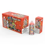 Jednorazowe urządzenie vape Suvaper Razz Bar 60000 Puffs Strawberry Banana