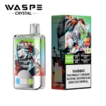 Waspe Crystal 40k Puff Strawberry Kiwi Cherry Disposable Vape Device