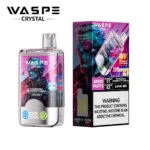 Waspe Crystal 40k Puff Strawberry Raspberry Cherry Love 666 Disposable Vape Device