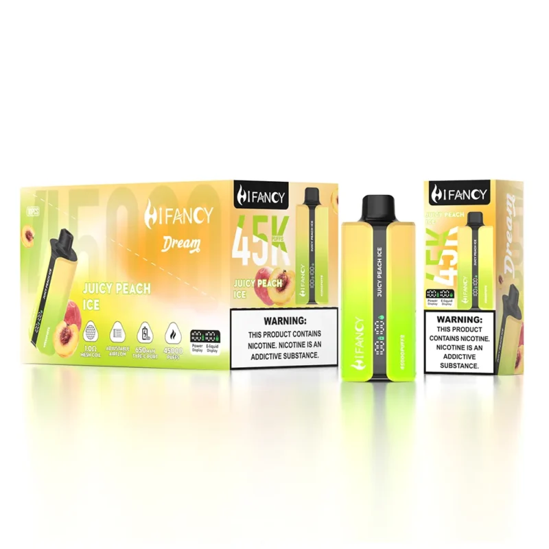 Suvaper Hifancy Dream 45000 Puff 45k Juicy Peach Ice Disposable Vape Device