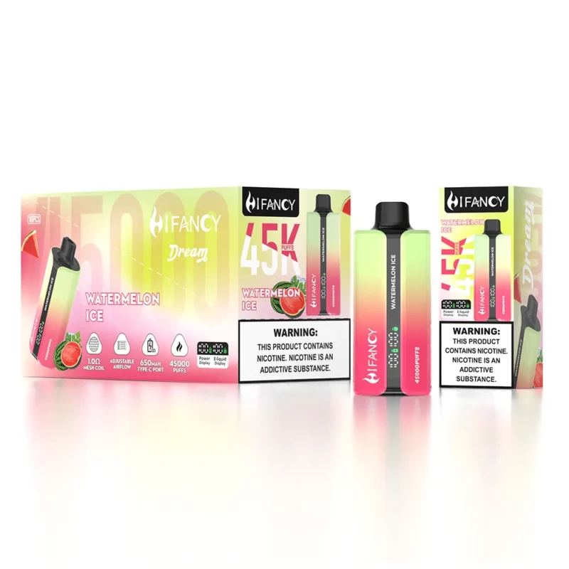 Suvaper Hifancy Dream 45000 Puff 45k Watermelon Ice Disposable Vape Device