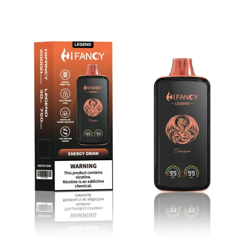 Suvaper Hifancy Legend 20000 Puff 40k Vape Energy Drink Disposable Device