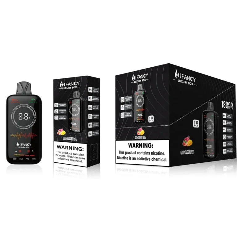 Suvaper Hifancy Lucury Box 18k Puff Vape Mamba.webp Urządzenie jednorazowego użytku