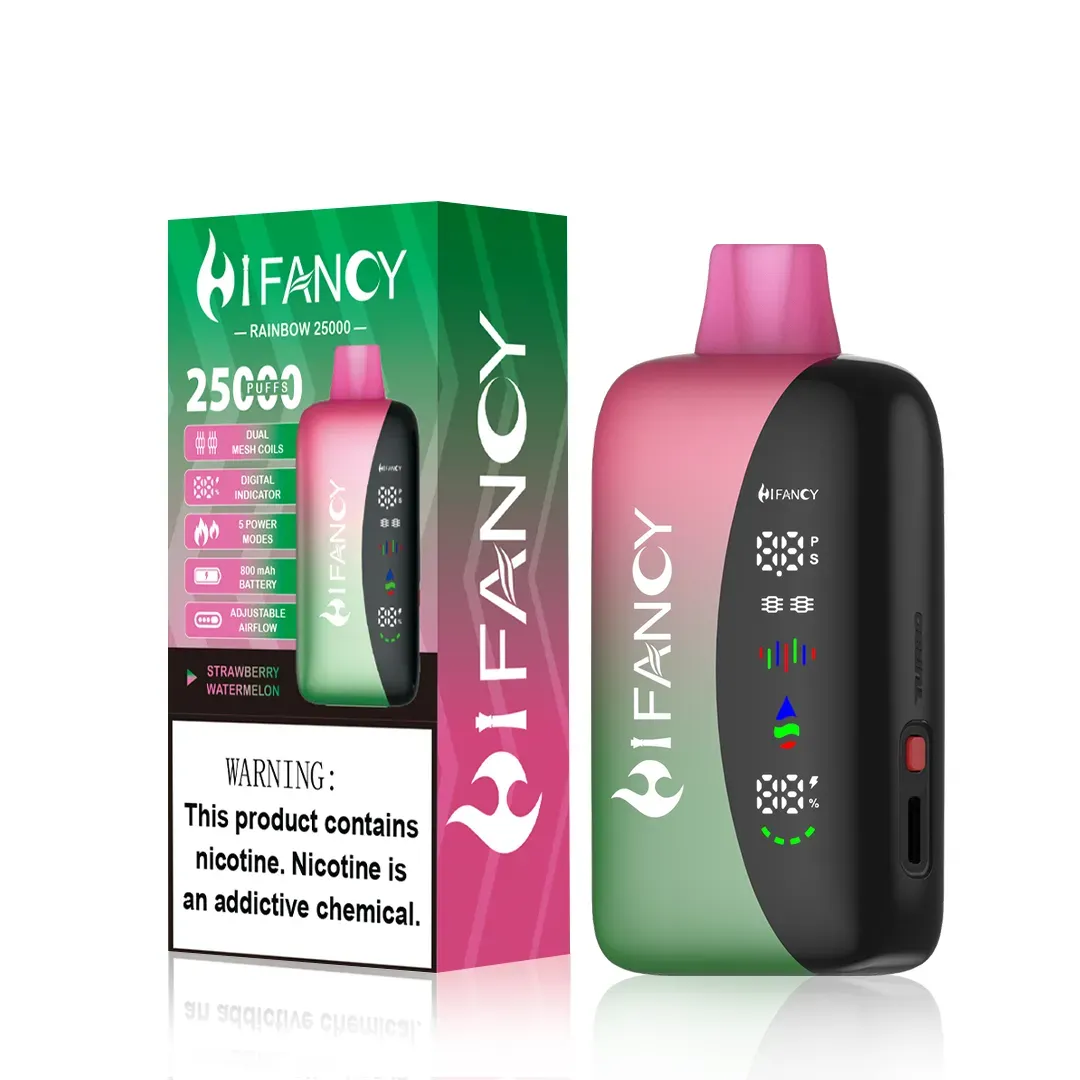 Suvaper Hifancy Rainbow 25k Puff Blackberry Grape Icestrawberry Watermelon.webp Disposable Vape Device