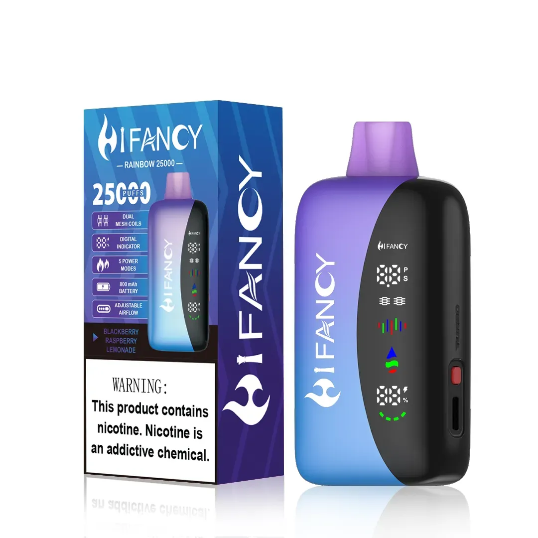 Suvaper Hifancy Rainbow 25k Puff Blueberry Raspberry Lemonade.webp Disposable Vape Device
