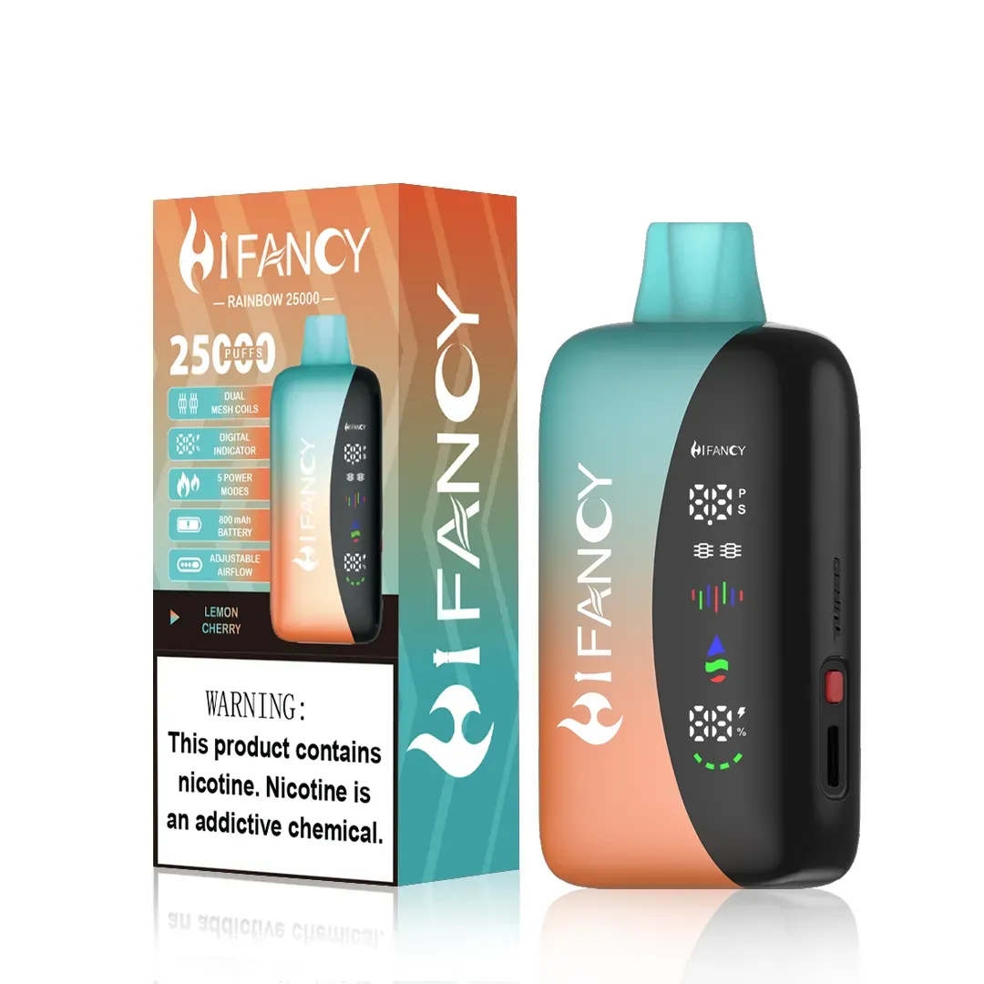 Suvaper Hifancy Rainbow 25k Puff Lemon Cherry.webp Disposable Vape Device