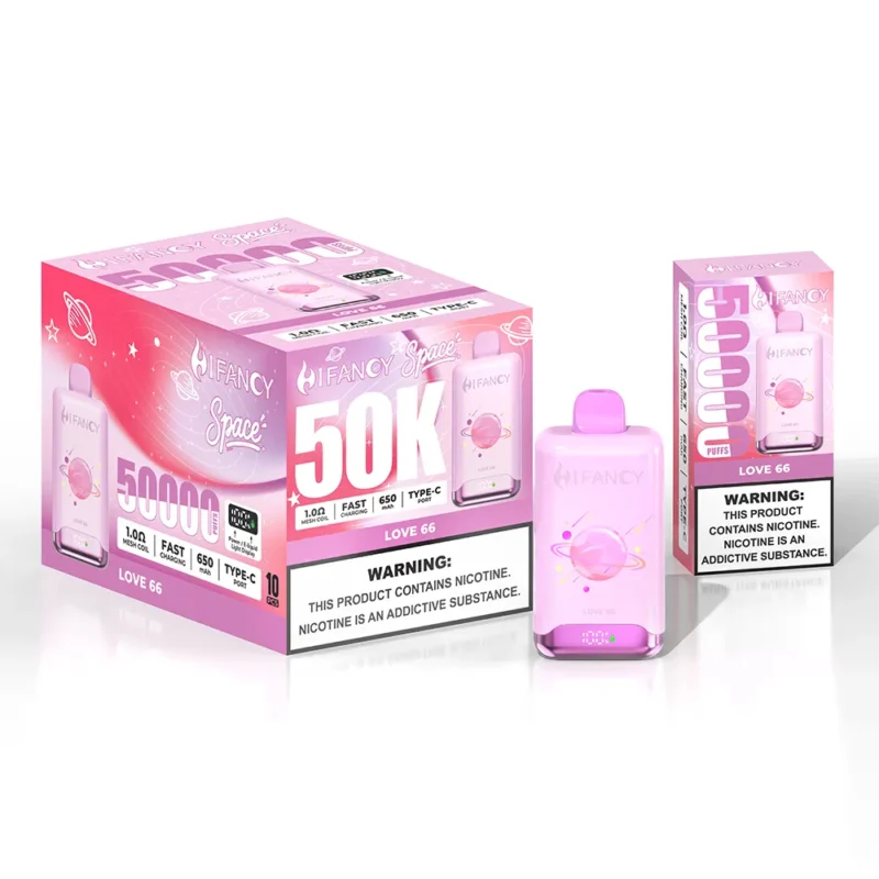 Suvaper Hifancy Space 50k Puff Vape Love 66 Disposable Device
