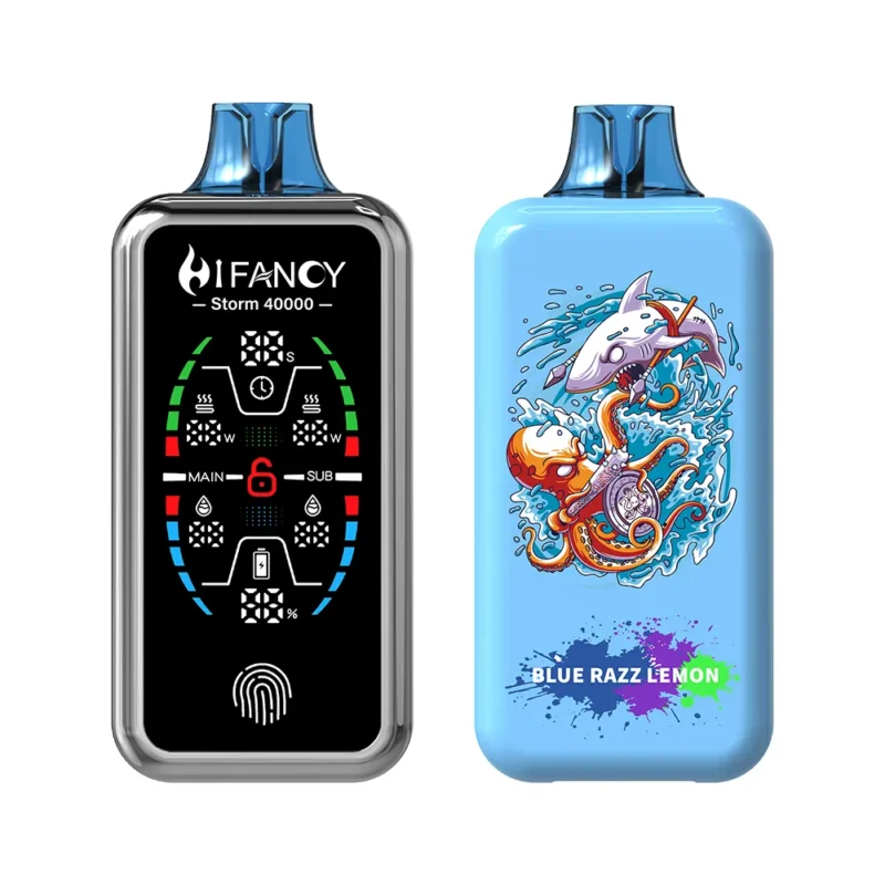 Suvaper Puff 40k Hifancy Storm 40000 Puffar Blue Razz Lemon Disposable Vape Device