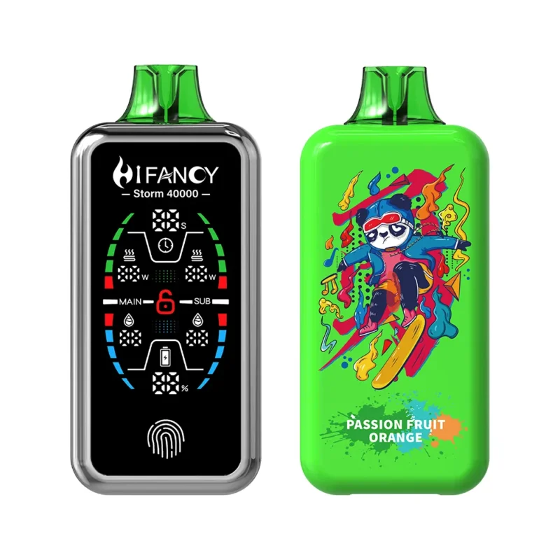 Suvaper Puff 40k Hifancy Storm 40000 Puffar Passion Fruit Orange Disposable Vape Device