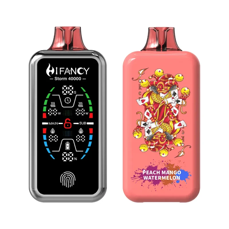 Suvaper Puff 40k Hifancy Storm 40000 Puffar Peach Mango Watermelon Disposable Vape Device