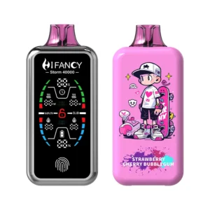 Suvaper Puff 40k Hifancy Storm 40000 Puffar Strawberry Cherry Bubblegum Disposable Vape Device