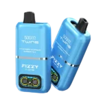 Suvaper Fizzy Twins 50000 Puffs Dual Tank Double Flavor Strawberry Watermelon Blueberry Ice Rechargeable Disposable Vape