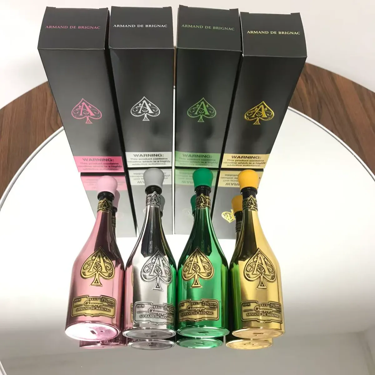Suvaper Ace Of Spades Champagne Armand De Brignac 50000 50k Puffs Disposable Vape 06 Device