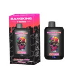 Suvaper Bang King Twins 50000 50k Puff Dual Flavor Disposable E Cigarette 2 In 1 Salt Nic Vapes With Super Cool Lychee P