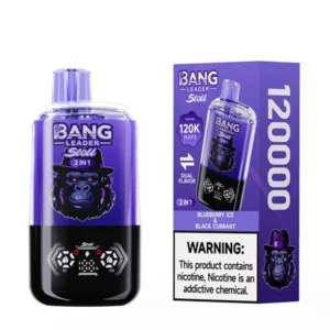 Suvaper Bang Leader Stoll 120k Blueberry Ice Black Currant Disposable Vape Device