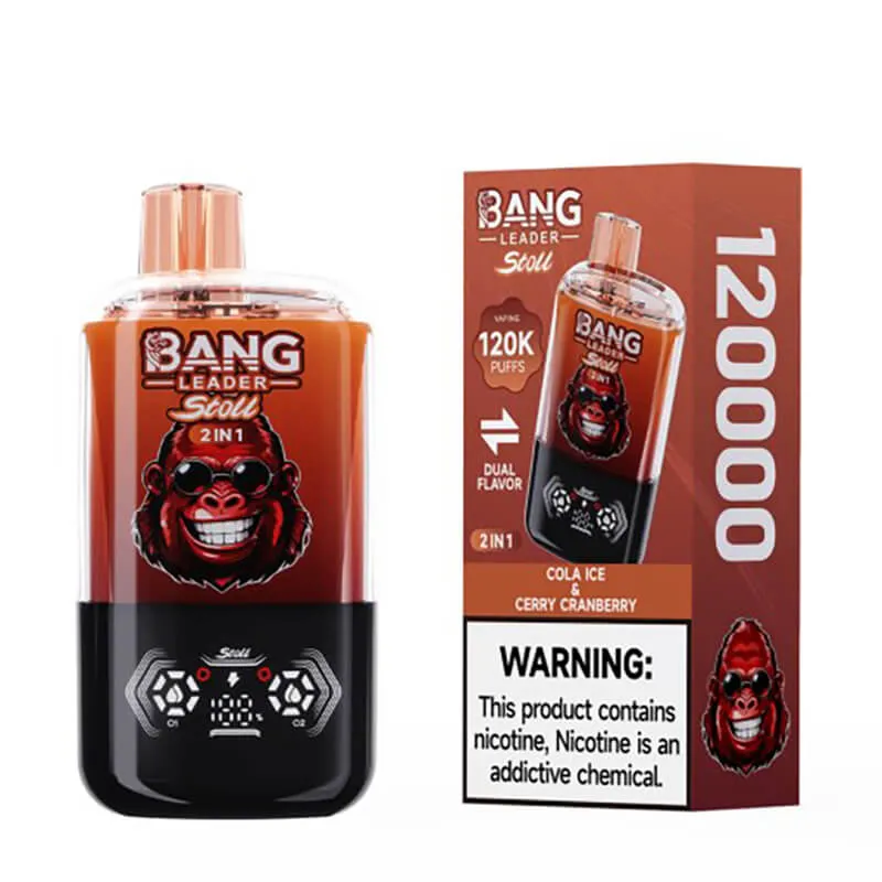 Suvaper Bang Leader Stoll 120k Cola Lcecerry Cranberry Disposable Vape Device