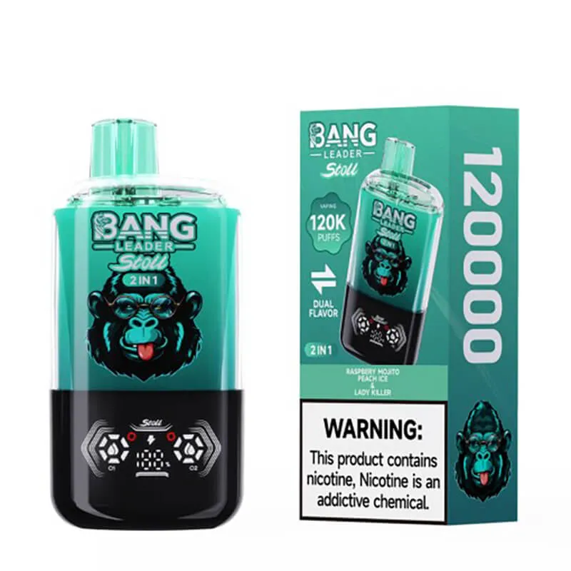 Suvaper Bang Leader Stoll 120k Raspberry Mojito Peach Ice Lady Killer Disposable Vape Device