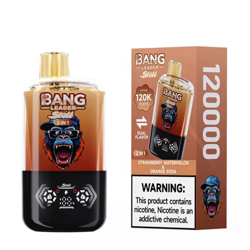 Suvaper Bang Leader Stoll 120k Strawberry Watermelon Orange Soda Disposable Vape Device