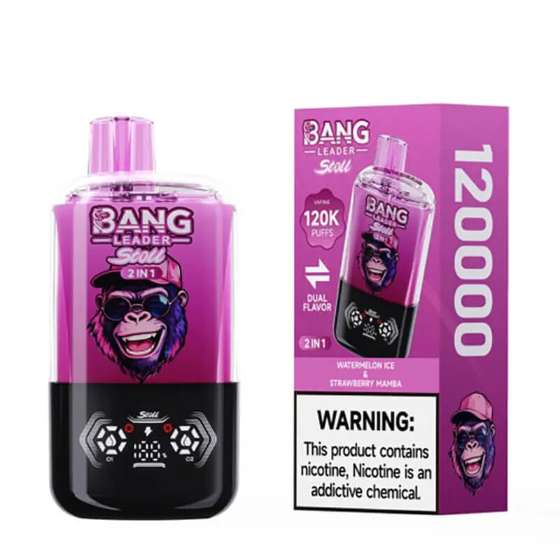 Suvaper Bang Leader Stoll 120k Watermelon Ice Strawberry Mamba Disposable Vape Device