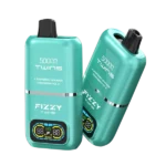 Suvaper Fizzy Twins 50000 Puffs Dual Tank Double Flavor Raspberry Lemonade Strawberry Ice Rechargeable Disposable Vapes