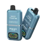 Suvaper Fizzy Twins 50000 Puffs Dual Tank Double Flavor Raspberry Watermenlon Kiwi Passion Fruit Guava Rechargeable Disp.
