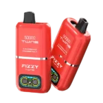 Suvaper Fizzy Twins 50000 Puffs Dual Tank Double Flavor Watermelon Ice Strawberry Kiwi Rechargeable Disposable Vapes Vap