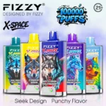 Suvaper Fizzy X Space 100k 100000 Puffs Led Display Vape06