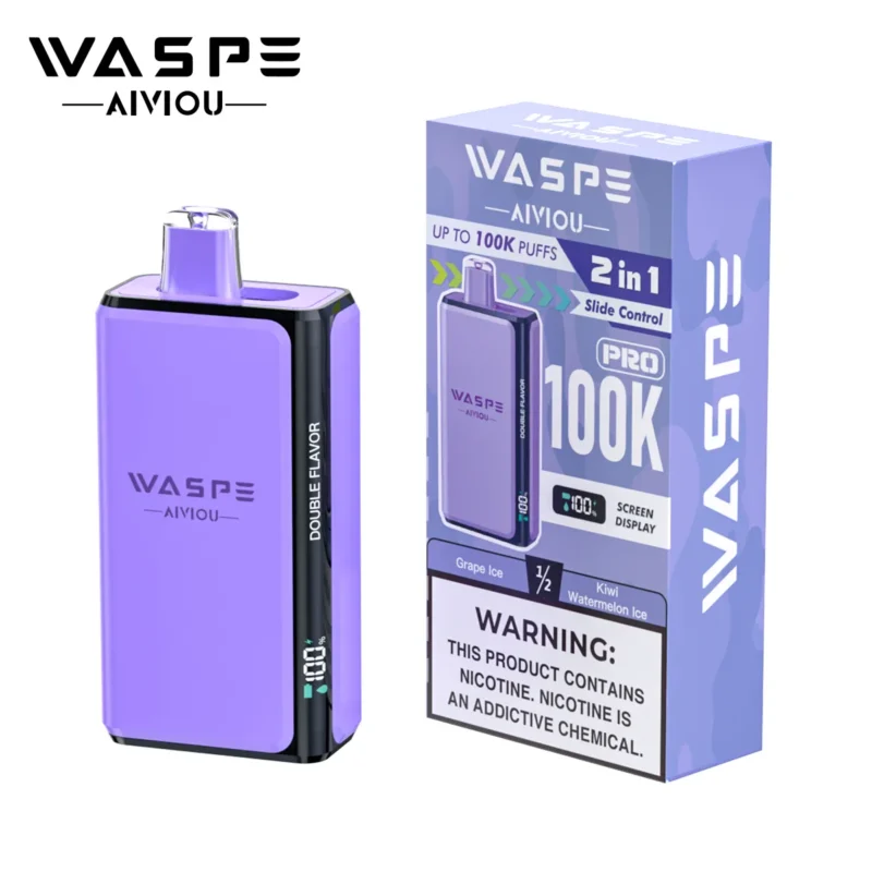 Suvaper Grape Ice Kiwi Wassermelone Puff 100k Vape Einweggerät