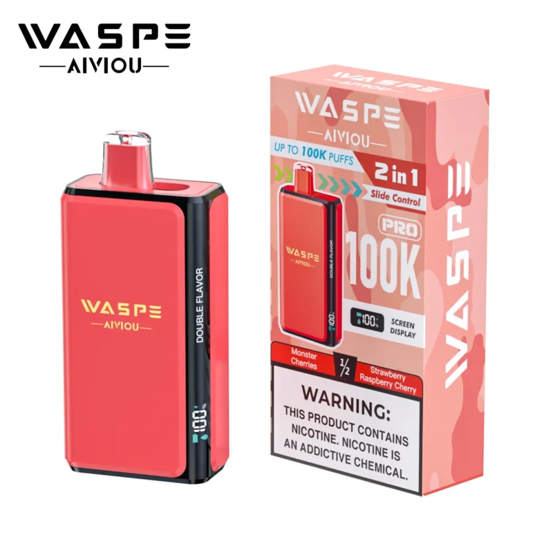 Suvaper Monster Kirschen Erdbeere Himbeere Kirsche Puff 100k Vape Einweggerät