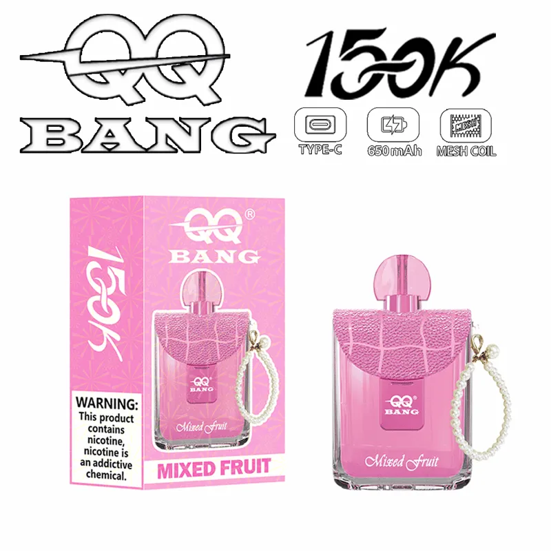 Suvaper Qq Bang 150k Rechargeable Vape Mixed Fruit Puff Disposable Device