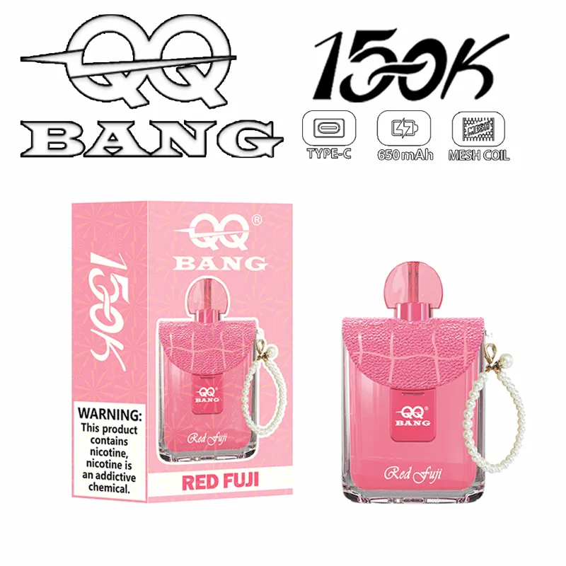 Suvaper Qq Bang 150k Rechargeable Vape Red Fuji Puff Disposable Device