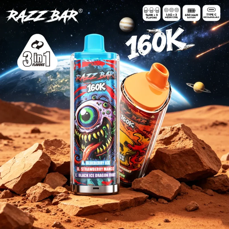Suvaper Razz Bar 160k Puff Disposable Vape06 Vape Device