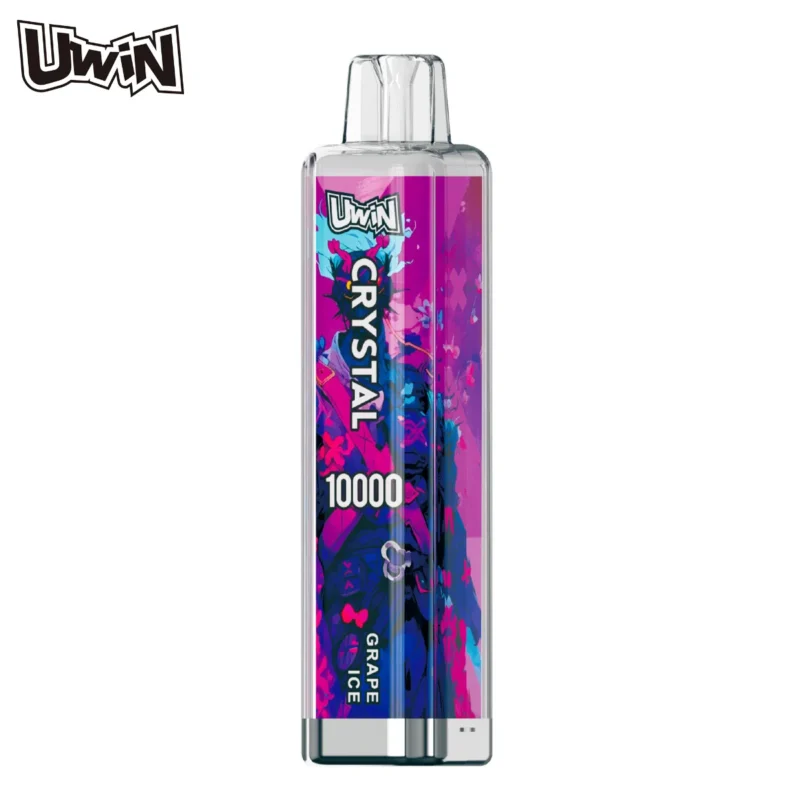 Suvaper Uwin Crystal 10000 Puff 10k Grape Ice Disposable Vape Device