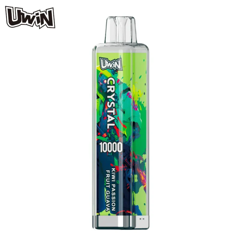 Suvaper Uwin Crystal 10000 Puff 10k Kiwi Passion Fruit Guava Disposable Vape Device