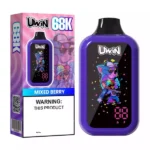 Suvaper Uwin Digital Box 68k Wholesale 68000 Puffs Disposable Vapes Mixed Berry Vape Device