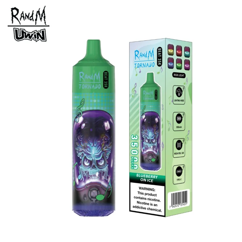 Suvaper Uwin Randm Tornado Beat 35k Blueberry On Ice Disposable Vape Device
