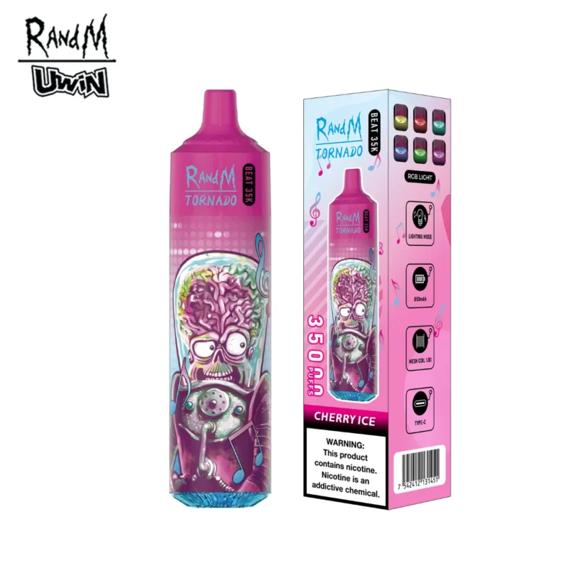 Suvaper Uwin Randm Tornado Beat 35k Cherry Ice Disposable Vape Device