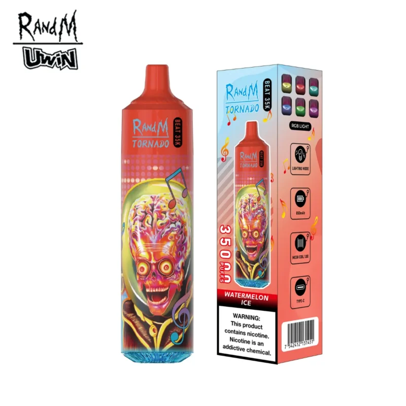 Suvaper Uwin Randm Tornado Beat 35k Watermelon Ice Disposable Vape Device