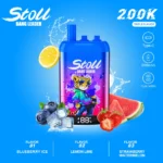 Suvaper Bang Leader 200k Blueberry Ice Lemon Lime Strawberry Watermelon 3 In 1 Flavor Disposable Vape Device
