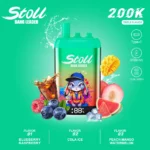 Suvaper Bang Leader 200k Blueberry Raspberry Cola Ice Peach Mango Watermelon 3 In 1 Flavor Disposable Vape Device