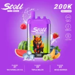 Suvaper Bang Leader 200k Watermelon Ice Triple Melon Mixed Berries 3 In 1 Flavor Disposable Vape Device