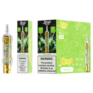 Suvaper Bang Leader 520k Puff Disposable Shisha Hookah Winter Green Vape Device