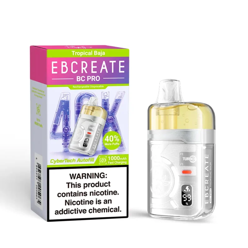 Suvaper Ebcreate Bc Pro 40k Puffs Tropical Baja Vape 40000 Disposable Device