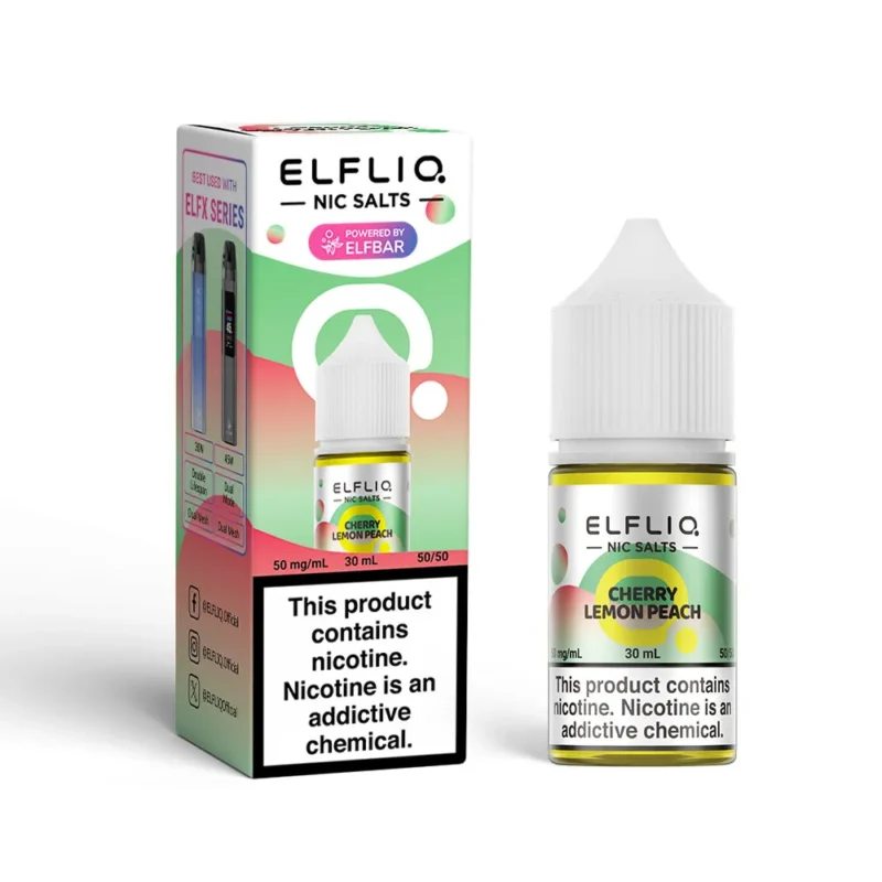 Suvaper Elfbar E Liquid 30ml Eu Warehouse Cherry Lemon Peach Disposable Vape Device