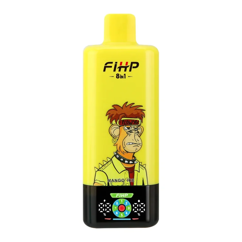 Suvaper Fihp 200000 Puffs 8 In 1 Vape 200k Mango Ice Black Dragon Sour Pineapple Peach Disposable Device