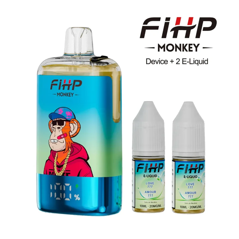 Suvaper Fihp Monkey 30000 Puffs Vape 30k Love 777 Disposable Device