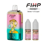 Suvaper Fihp Monkey 30000 Puffs Vape 30k Peach Berry Disposable Device